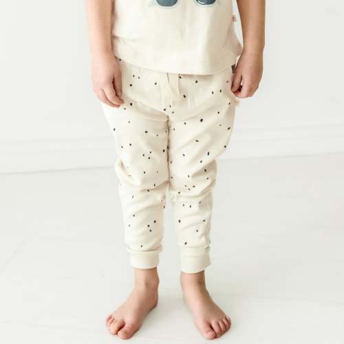 Organic Baby Toddler Harem Pants - Pixie Dots