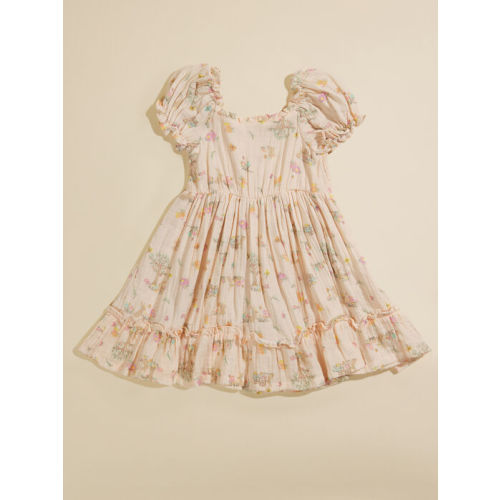 Erin Pink Bunny Smocked Toddler Dress | Tullabee