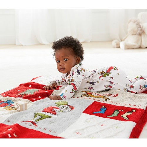 Dr. Seuss's The Grinch™ Holiday Heirloom Baby Blanket
