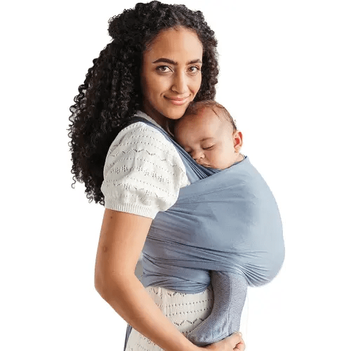 Solly Baby Wrap, Buttery-Soft Baby Carrier Newborn to Toddler 8-25 Lbs., Lightweight & Hands-Free Infant Wrap, Breathable Summer Carrier, Baby Wearing & Postpartum Essential, New Mom Gift, Coastal