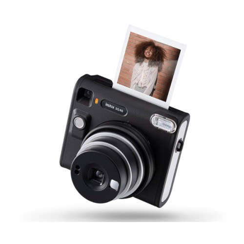 INSTAX SQ40 Instant Camera, Black Textured Finish