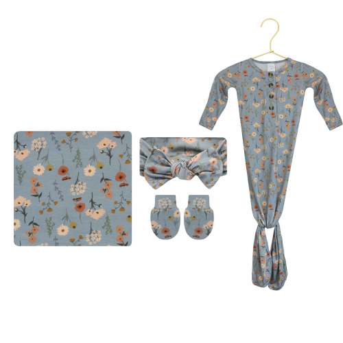 Scarlet Newborn Headband Bundle (Gown)