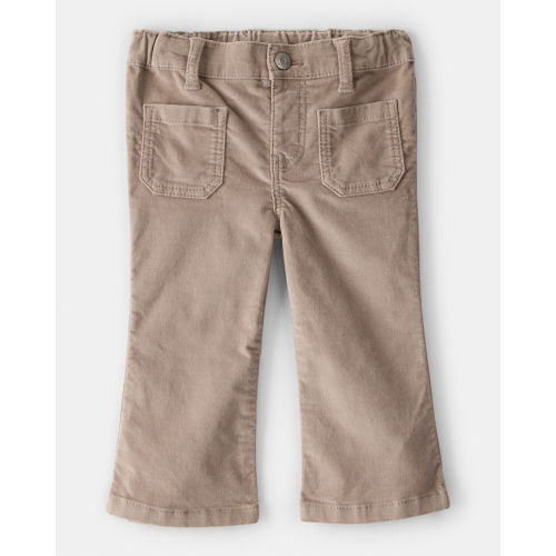 Baby Girl Velvet Flare Pants - Brown - OshKosh B'gosh | Carter's