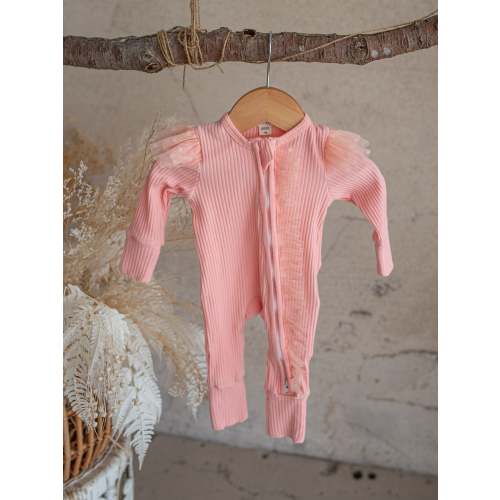 I Love Candy Onesie - Peach