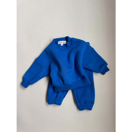 Warm Tracksuit - Blue – Purely Little