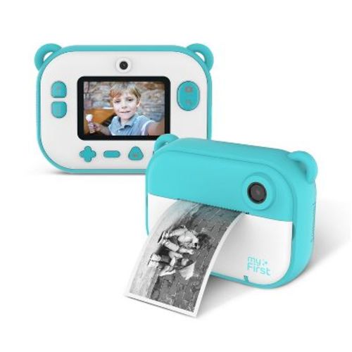 myFirst Camera Insta 2 Kids Instant Print Camera 12MP 1080P Thermal Print Waterproof - Blue