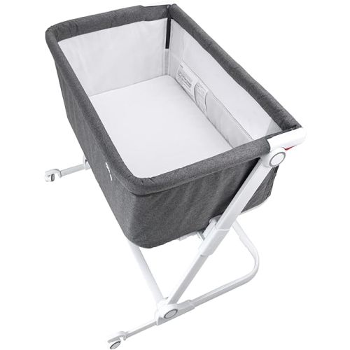 KEANO Bedside Sleeper Bassinet for Newborn | Safe & Adjustable Co-Sleeper Crib for Easy Night Feeds | Breathable Mesh Fabric | Perfect for Infants 0-6 Months