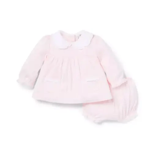 Baby Pink Blossom Baby Heart Pointelle Matching Set by Janie and Jack