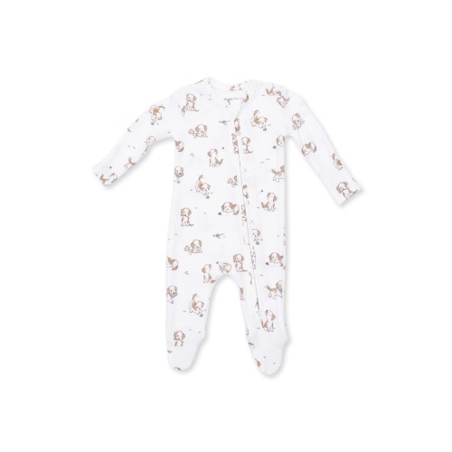 Kids' Puppy Two-Way Zip Footie