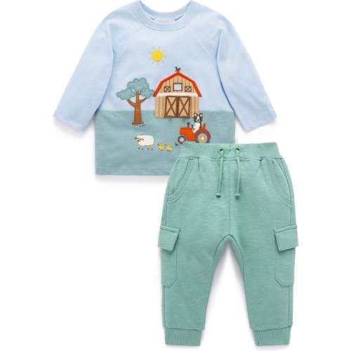 Farm Life Tee Set Country Air - Purebaby Mixed Apparel Set | Maisonette