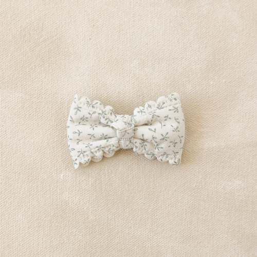 Floral Bitty Bow Clip // Daydream