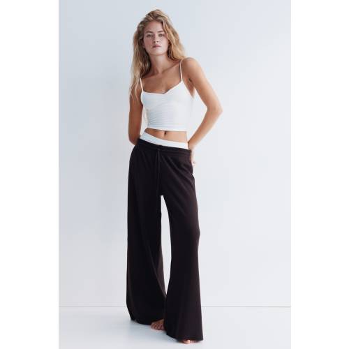 WAFFLED DRAWSTRING PANTS