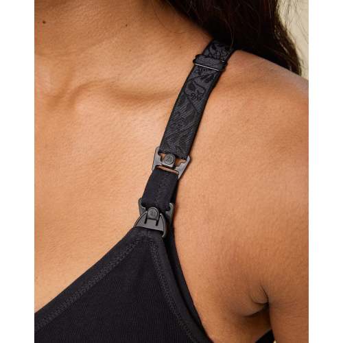 Sublime® Hands-Free Pumping & Nursing Sports Bra | Black - Kindred Bravely