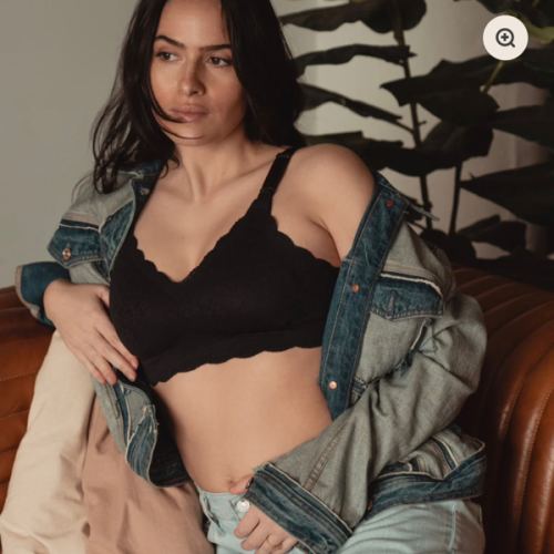 Ebony Lace Nursing Bra