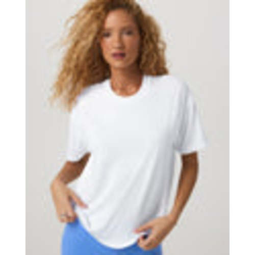 Energy Long Tee – Women's White Performance Tee Shirt – Tops – Vuori