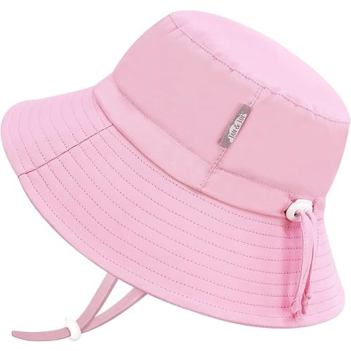 JAN & JUL Quick Dry Sun-Hat with Neck Flap for Swimming Boys' Beach Hat