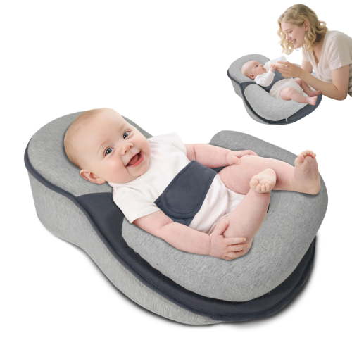 Gofinoday Feeding Support Pillow, Breastfeeding Nursing Pillows, Wedge Pillow for Support,Removable Feeding Pillows