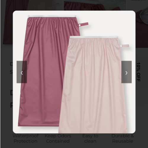 Diaper Pail Liners Rose 2 Pack