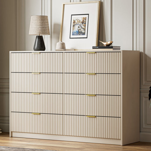 Mercer41 8-Drawer Double Dresser, 55" W & Reviews | Wayfair