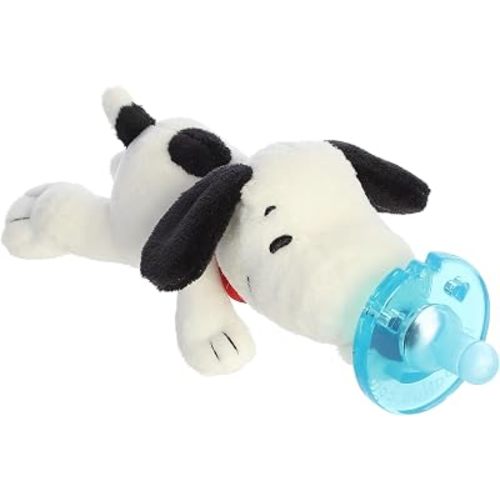 WubbaNub Adorable Peanuts Snoopy Toy - Officially Licensed Toys for All Snoopy Fans - Nostalgic Gift for Adults and Birthday Celebrations - White 8 Inches