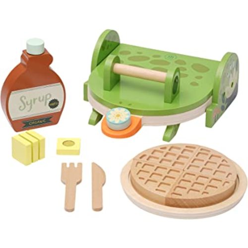 Manhattan Toy Ribbit Waffle Maker Toddler & Kids Pretend Play Cooking Toy Set