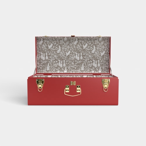 Petite Trunk - Red - Peter Rabbit Heritage / Embroidery
