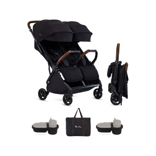 Silver Cross Jet Double Stroller Accessory Bundle - Black – Bambi Baby
