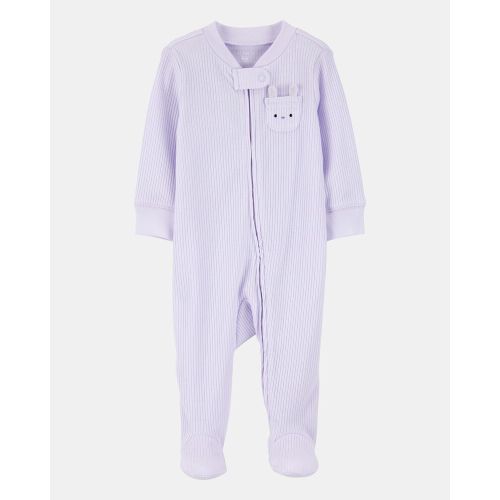 Baby Girl Strawberry 100% Cotton 2-Way Zip Sleeper - Pink | Carter’s Oshkosh Canada