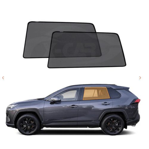 2 Rear Window Sun Shades for Toyota RAV4 2019-2025 2