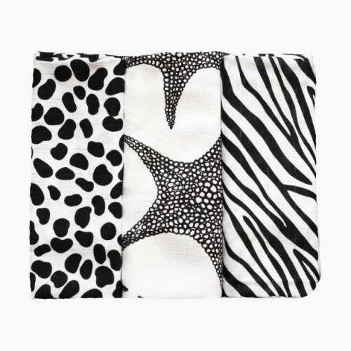 Etta Loves Sensory Muslin 3-pack - Animal
