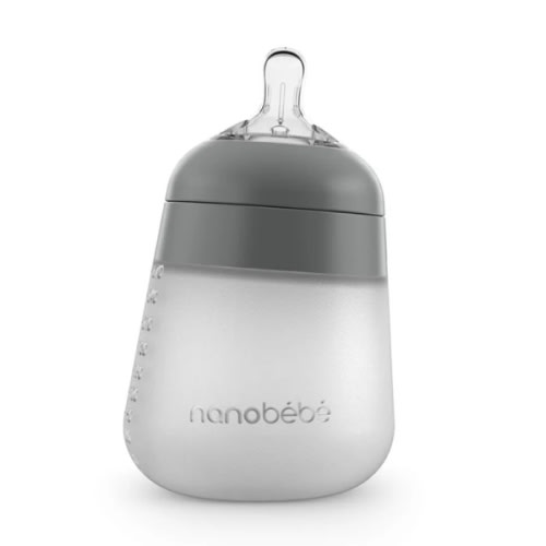 The 9oz Flexy Silicone Baby Bottle - FREE SHIPPING! BPA-Free, Anti-Colic – Nanobébé
