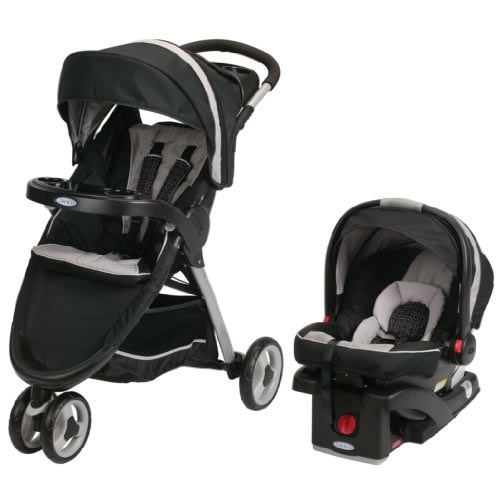 Graco® FastAction™ Fold Sport Click Connect™Travel System in Gotham™.
