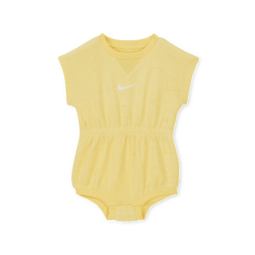 Nike Essentials Baby (0-9M) Jacquard Towel Terry Romper