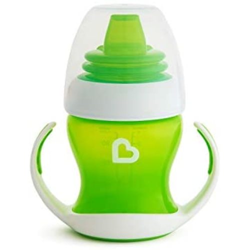Munchkin Gentle Transition Trainer Cup, 4 Ounce, Green