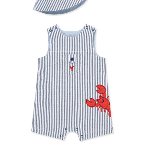 Lobster Woven Sunsuit & Hat