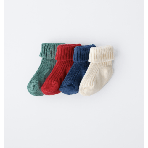 FOUR-PACK OF SOCKS IN VARIOUS COLORS - Blue | ZARA United States