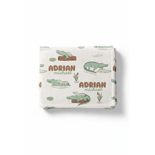 Later Gator Personalized Kids Blanket