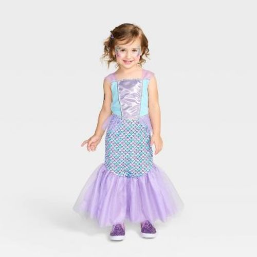 Toddler Magical Mermaid Costume Dress - Hyde and EEK! Boutique™ Aqua Blue 2-3T