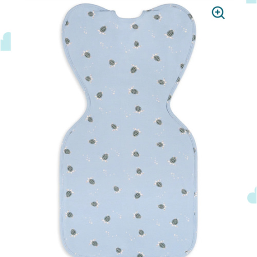 Swaddle Up™ 1.0 TOG Cotton Mist Blue Turtally