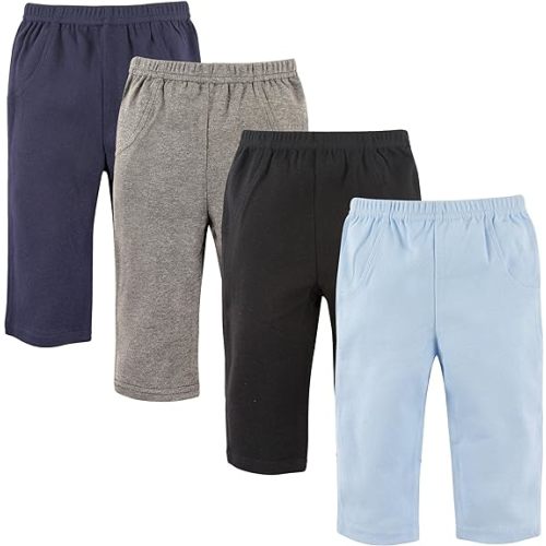 Luvable Friends Baby Boys' Cotton Pants