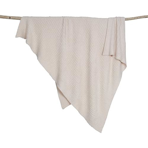 Barefoot Dreams Kids Unisex CozyChic® Lite Ribbed Baby Blanket Pink One Size