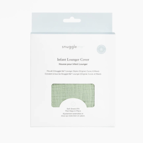 Snuggleme Infant Lounger Muslin Cover | Sage