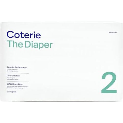 Coterie Size 2 Diaper, 31 CT