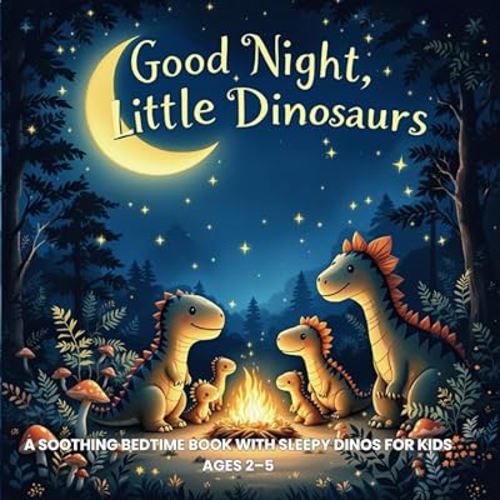 Good Night, Little Dinosaurs: A Soothing Bedtime Book with Sleepy Dinos for Kids Ages 2–5