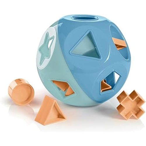Tupperware Shape O Ball Sorter Toy Puzzle in Mint Ice Cream and Salt Water Taffy