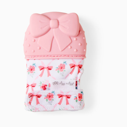 Itzy Ritzy Teething Mitt - Ribbons & Roses