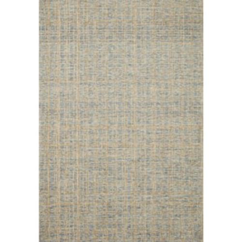 Chris Loves Julia Polly Blue/Sand 5 ft. x 7 ft. 6 in. Hand-Tufted Modern Area Rug