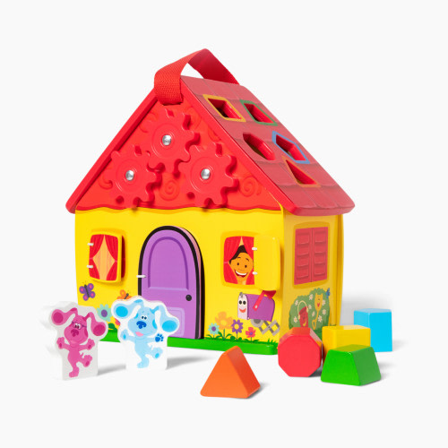 Melissa & Doug Blues Clues & You Wooden Take-Along House