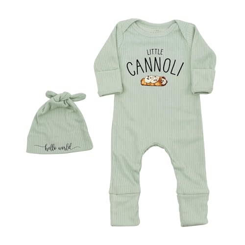 STALOFAZ Little Cannoli Baby Boys Girls Bodysuit Newborn One-Piece Italian Food Dessert Romper Infant 0-3 Months Clothes