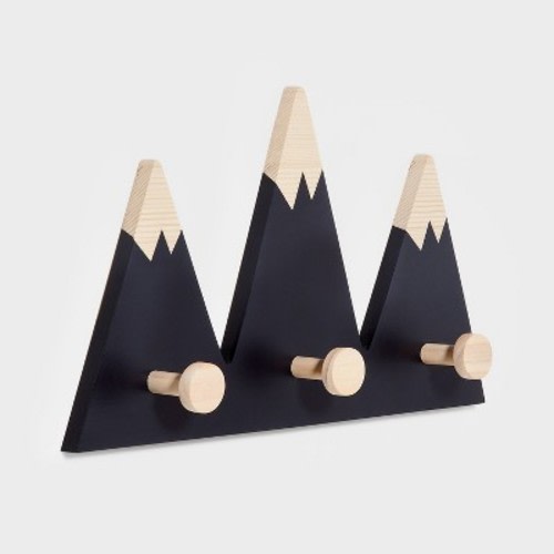 Mountain Hanging Hooks Black - Pillowfort™